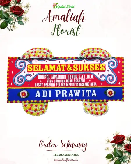 Papan Bunga Ucapan Selamat Mugijaya